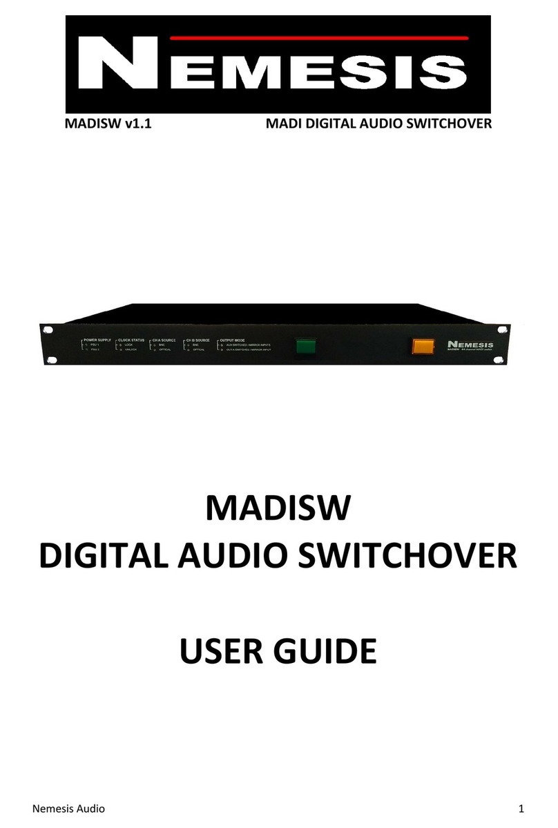 Nemesis MADISW User manual