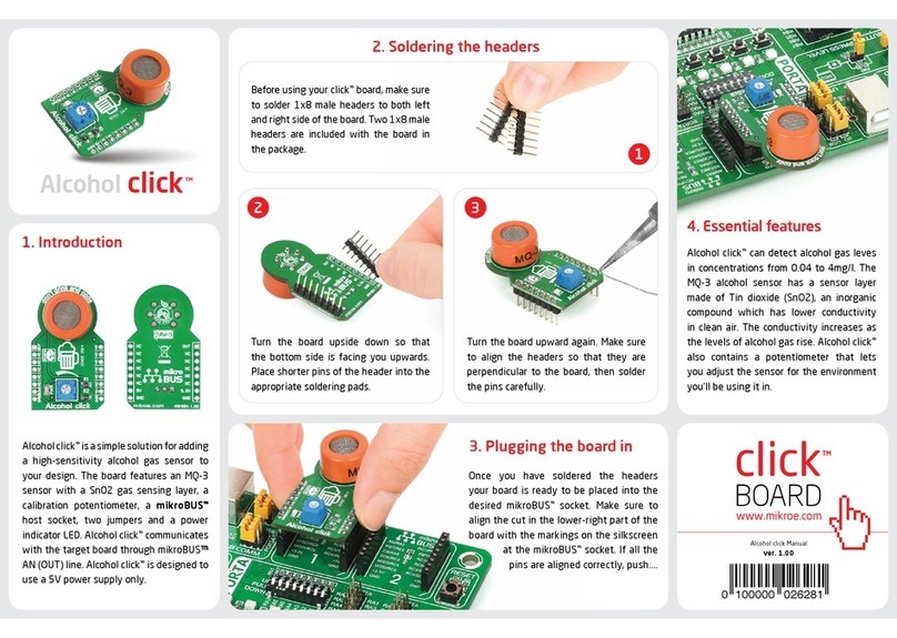 mikroElektronika Alcohol click User manual mikroElektronika Alcohol click User manual