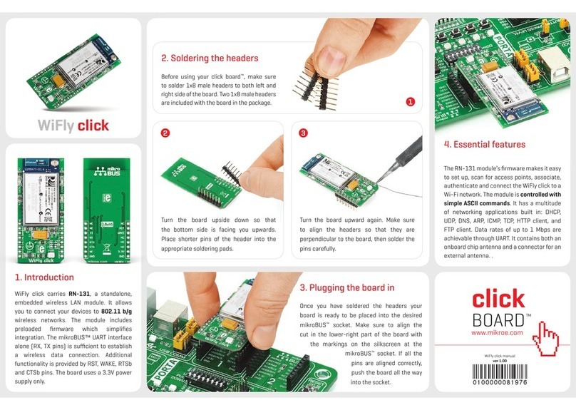 mikroElektronika WiFly click User manual
