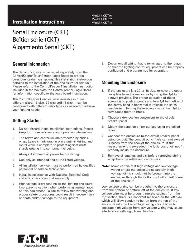 Eaton CKT16 User manual
