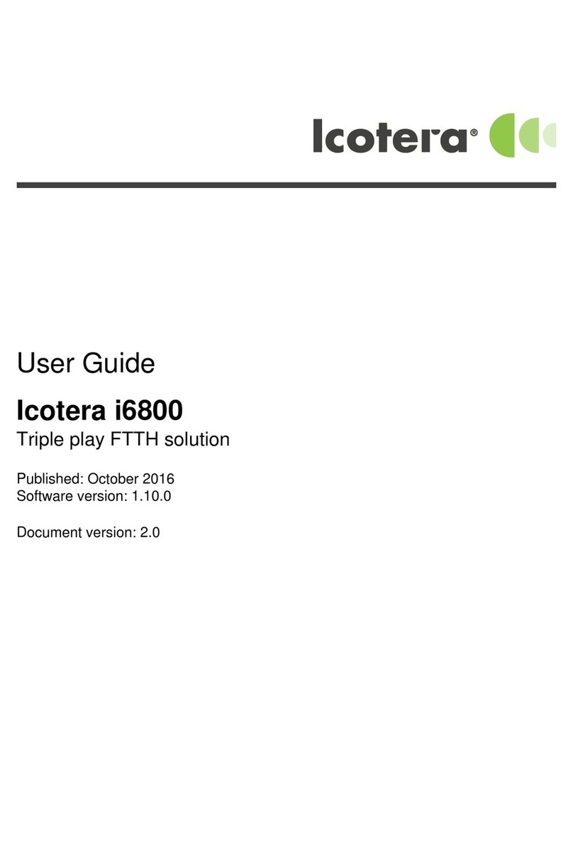 Icotera i6800 User manual