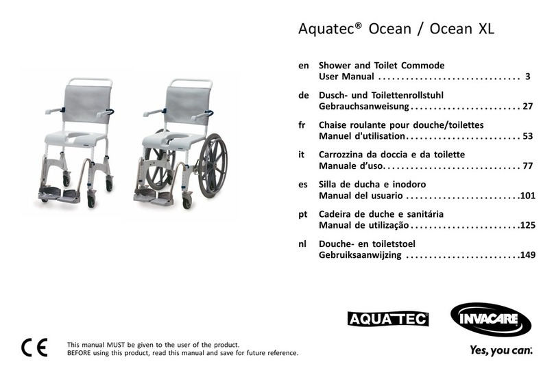 Invacare Aquatec Ocean User manual