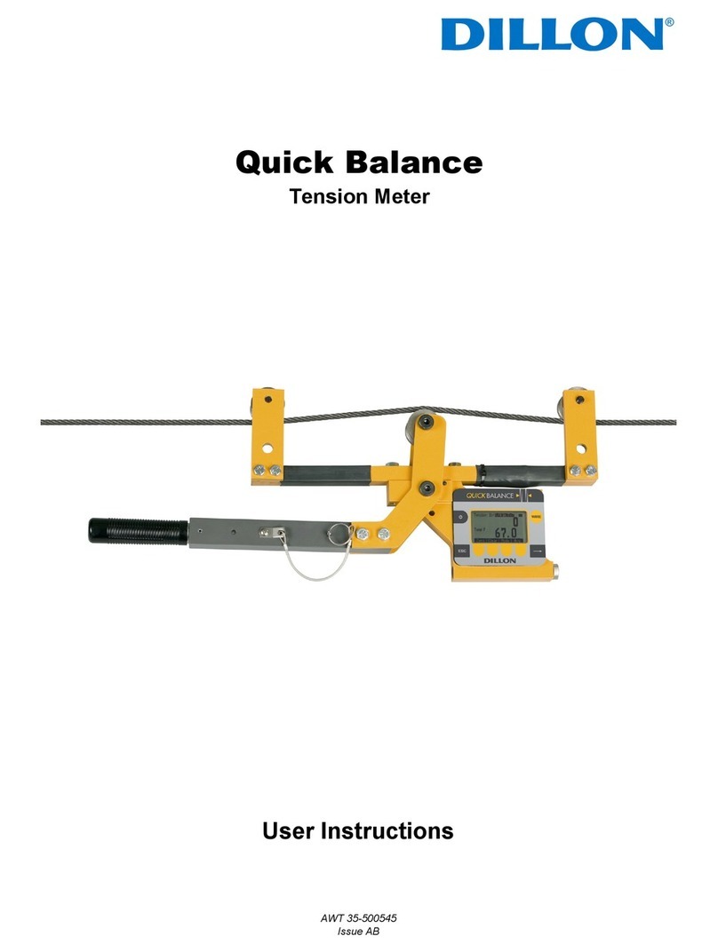 Dillon Quick Balance User instructions
