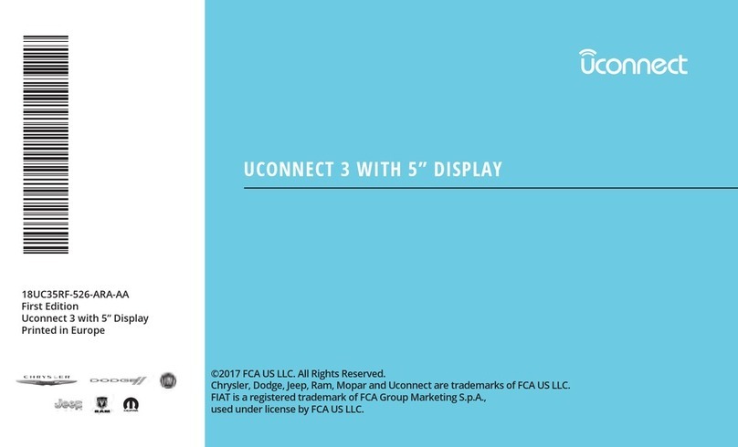 FCA US Uconnect 3 2018 manual