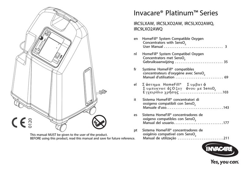 Invacare Platinum IRC5LXAW user manual Invacare Platinum IRC5LXAW user manual