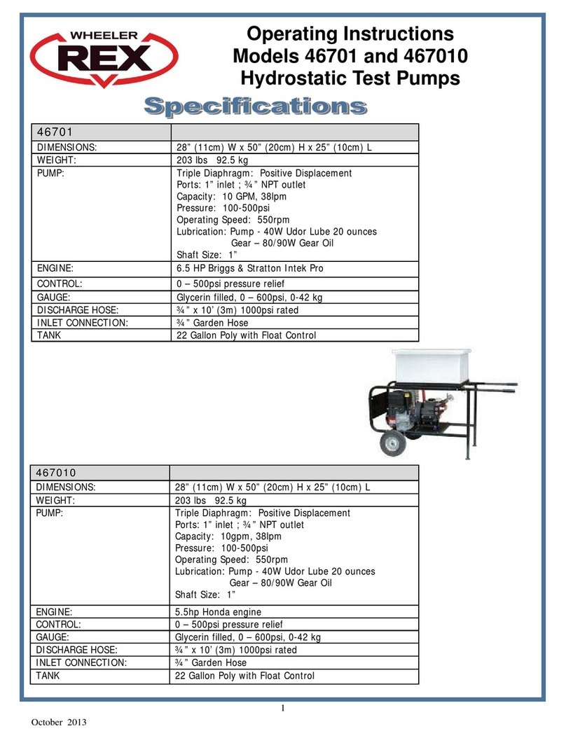 Wheeler-Rex 46701 operating instructions