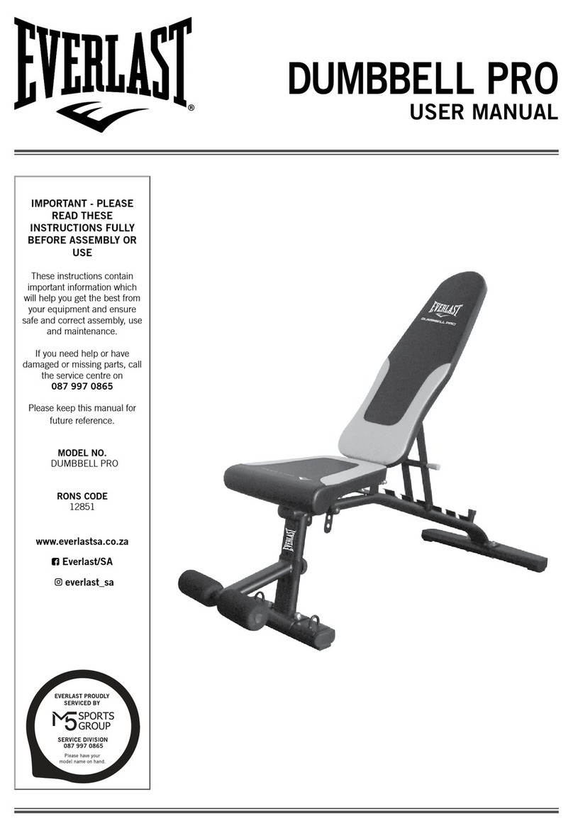 Everlast DUMBBELL PRO user manual