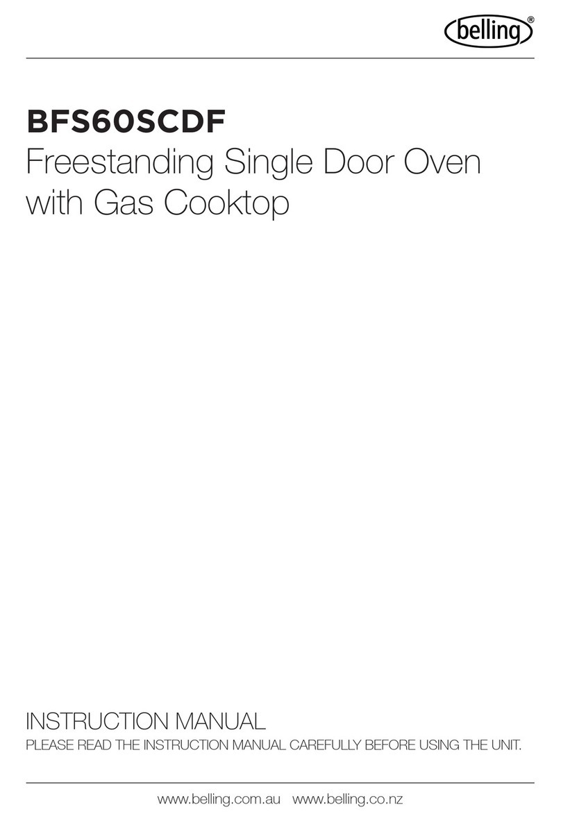 Belling BFS60SCDF User manual