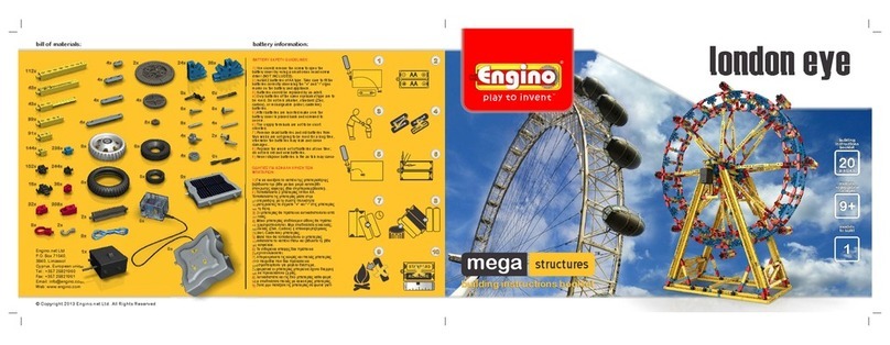 ENGINO Mega Structures London Eye User manual