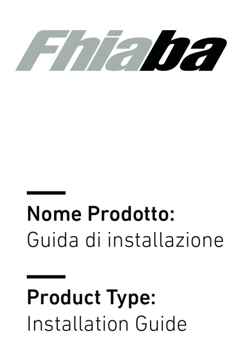 Fhiaba X-Pro 599 Series User manual