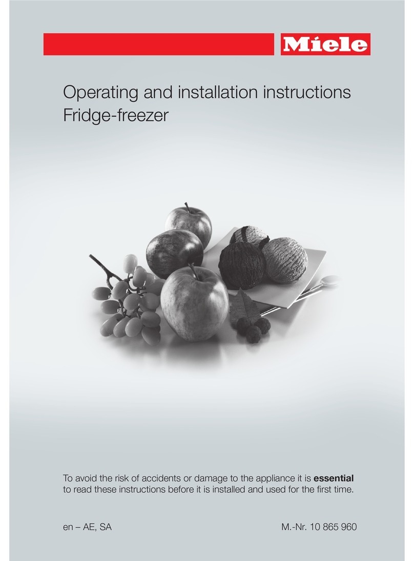 Miele KFN 15842 D ed/cs Operating and installation instructions