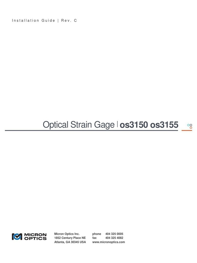 Micron Optics os3155 installation guide