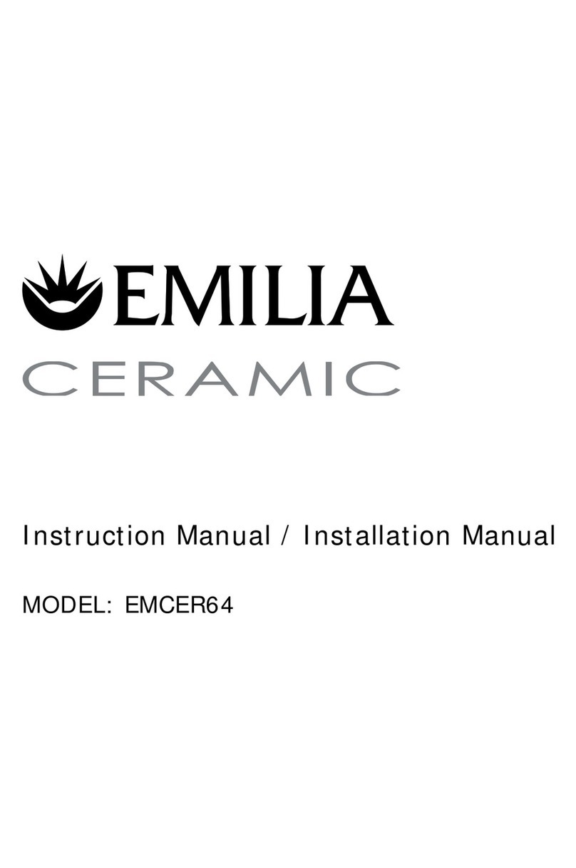 Emilia EMCER64 Instruction manual / installation manual