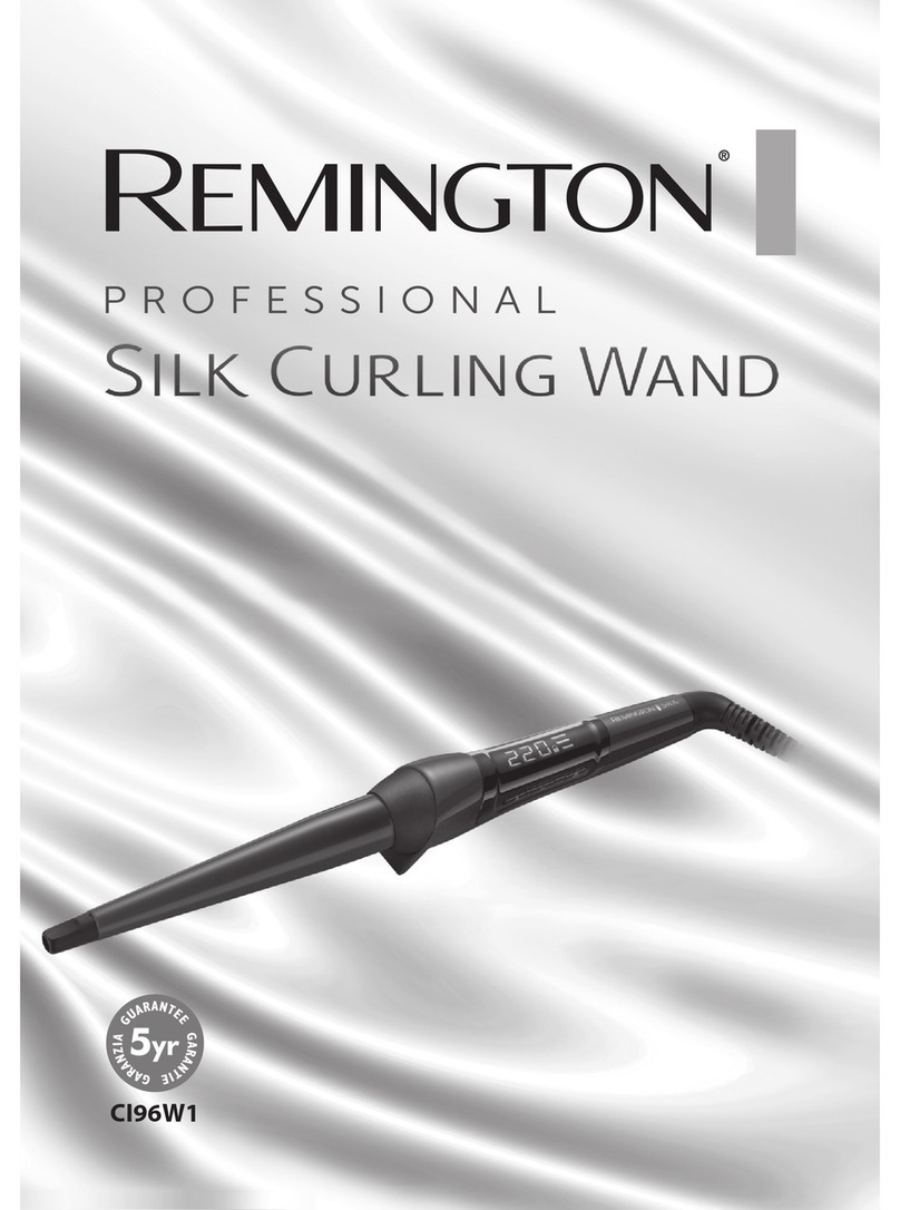 Remington Professional Silk Curling Wand CI96W1 User manual
