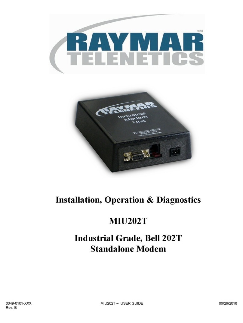 Raymar MIU202T User manual