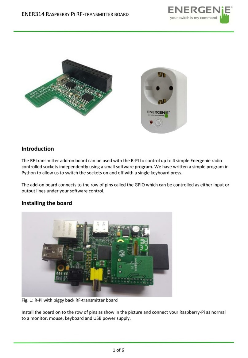 Energenie ENER314 Operating instructions