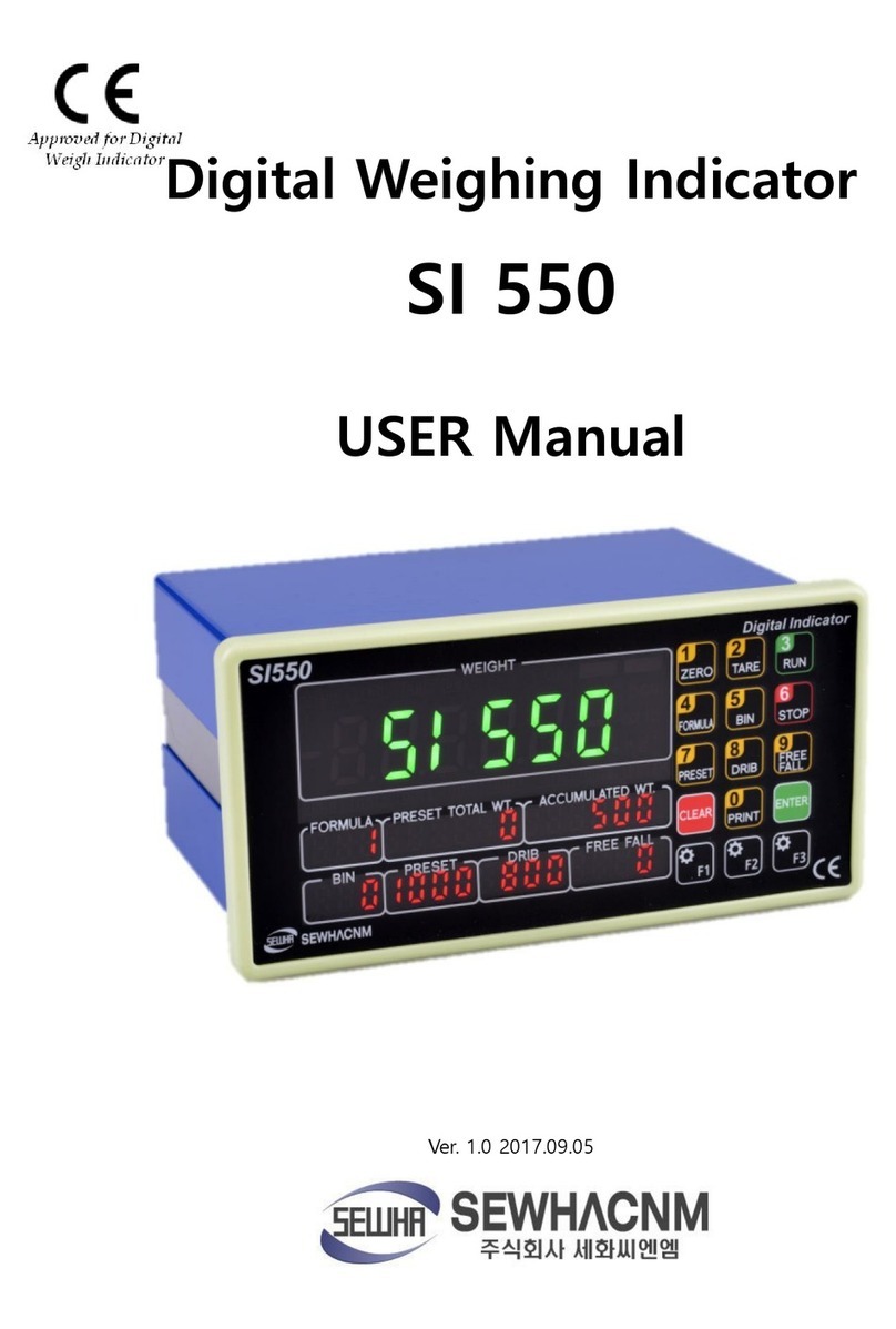 Sewha SI 550 user manual