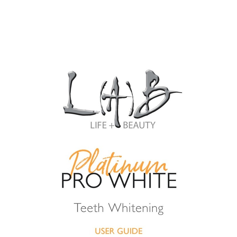 L(A)B Life + Beauty Pro White Platinum user guide