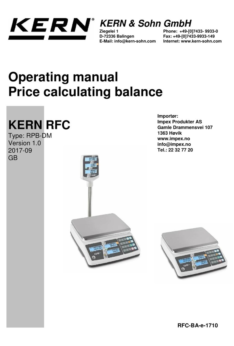 KERN RFC 6K3M User manual