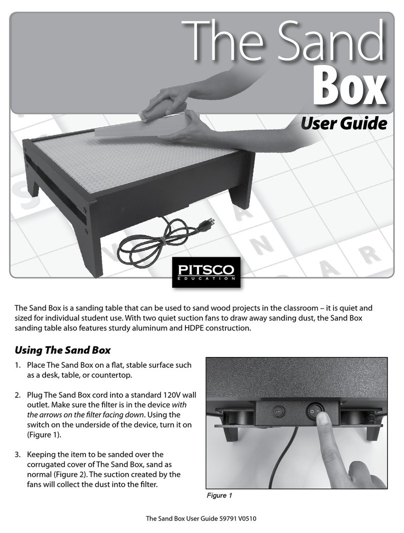 pitsco The Sand Box User manual
