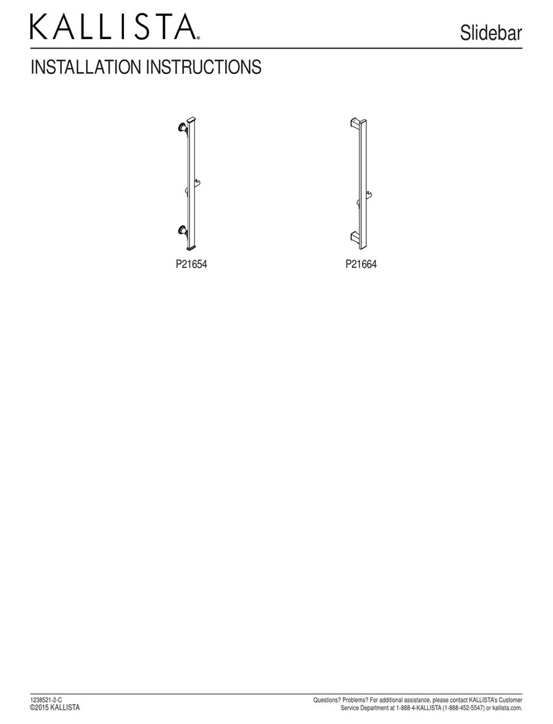 Kallista P21654 installation instructions