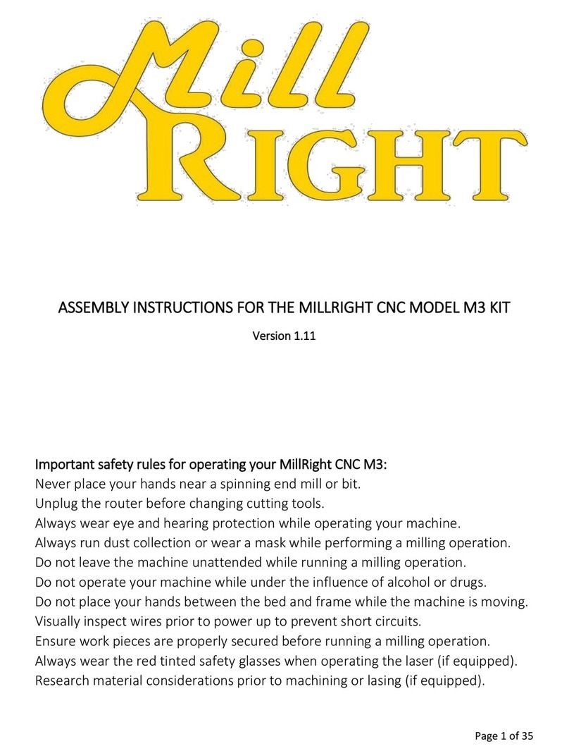 Mill-right M3 KIT Assembly instructions