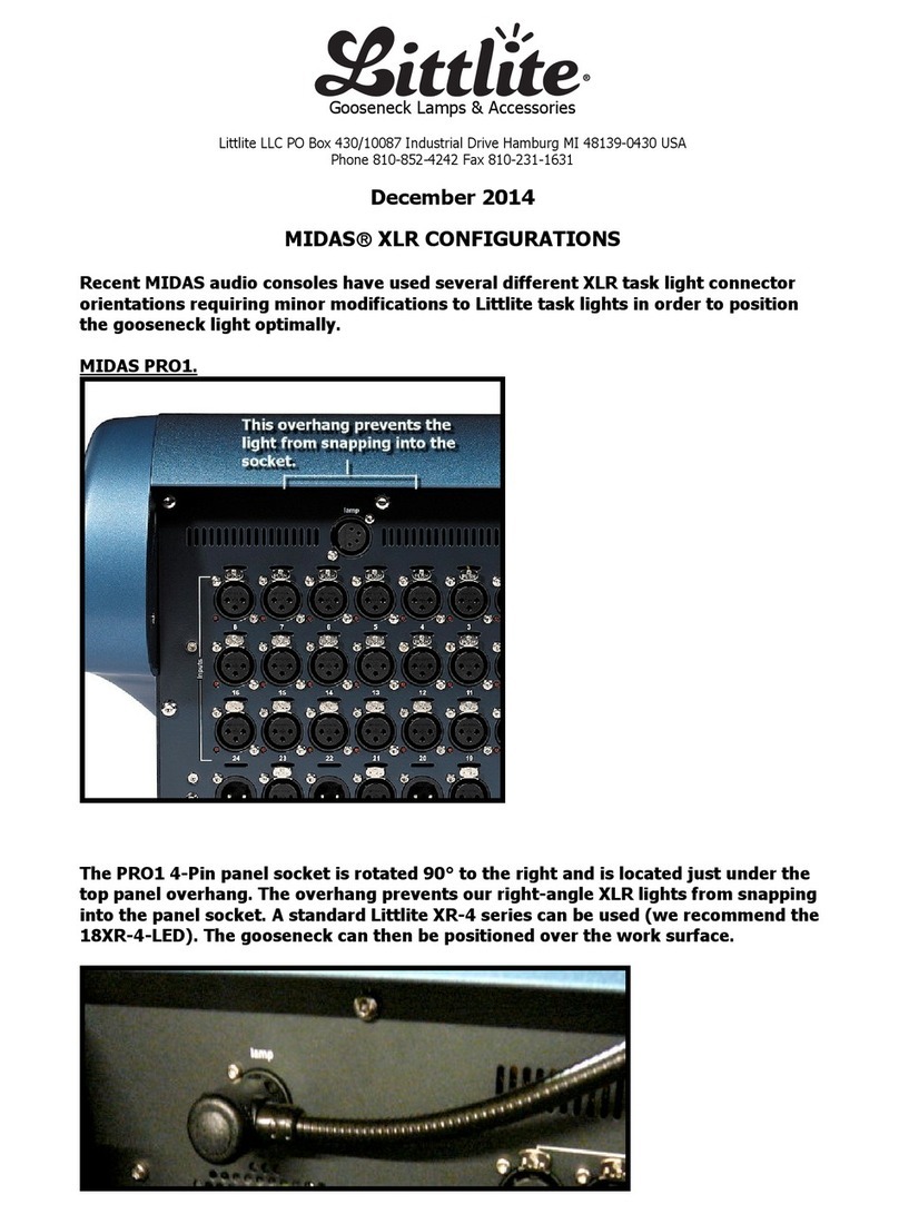 Littlite MIDAS Series Configuration manual