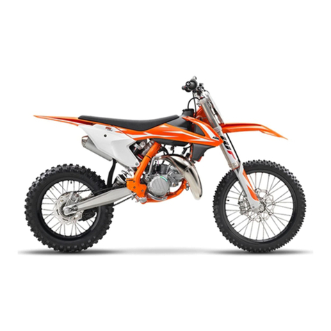 KTM 85 SX 2018 Setup instructions