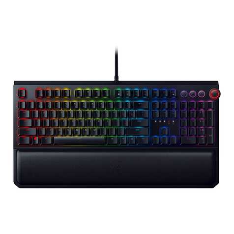 Razer Blackwidow Elite Use and care manual