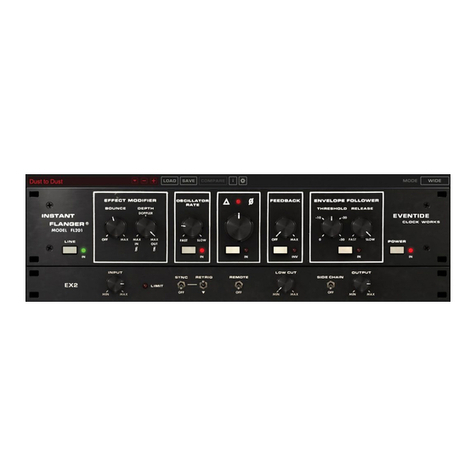 Eventide INSTANT FLANGER MK II FL201 User manual