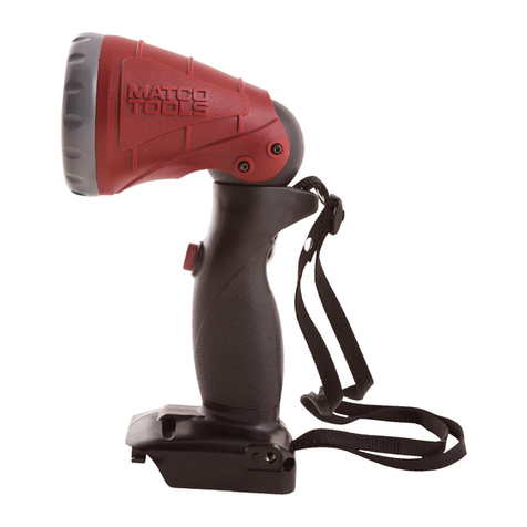 Matco Tools MCL1828LED operating instructions