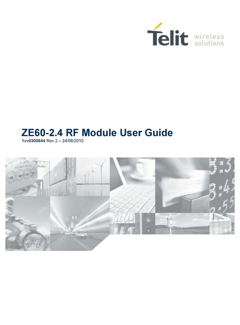 Telit Wireless Solutions ZE60-2.4 user guide