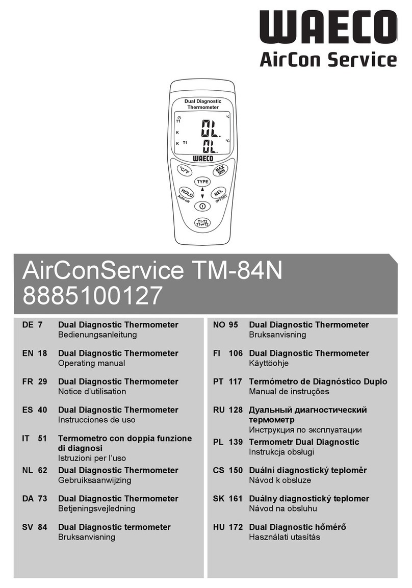 Waeco AirConService TM-84N operating manual