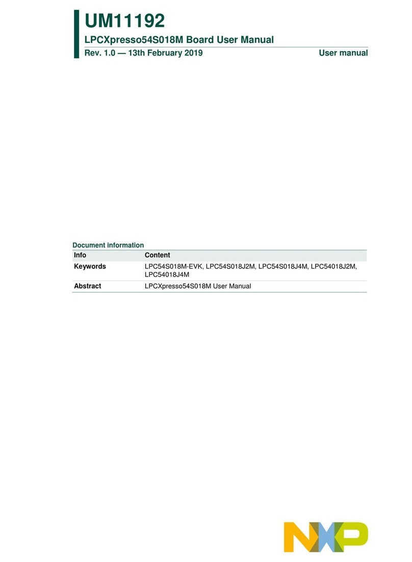 NXP Semiconductors LPCXpresso54S018M user manual