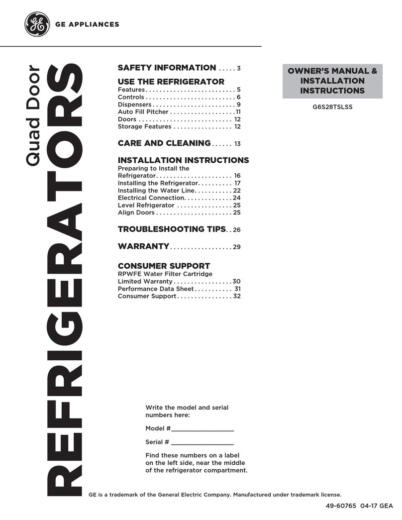 GE G6S28TSLSS User manual