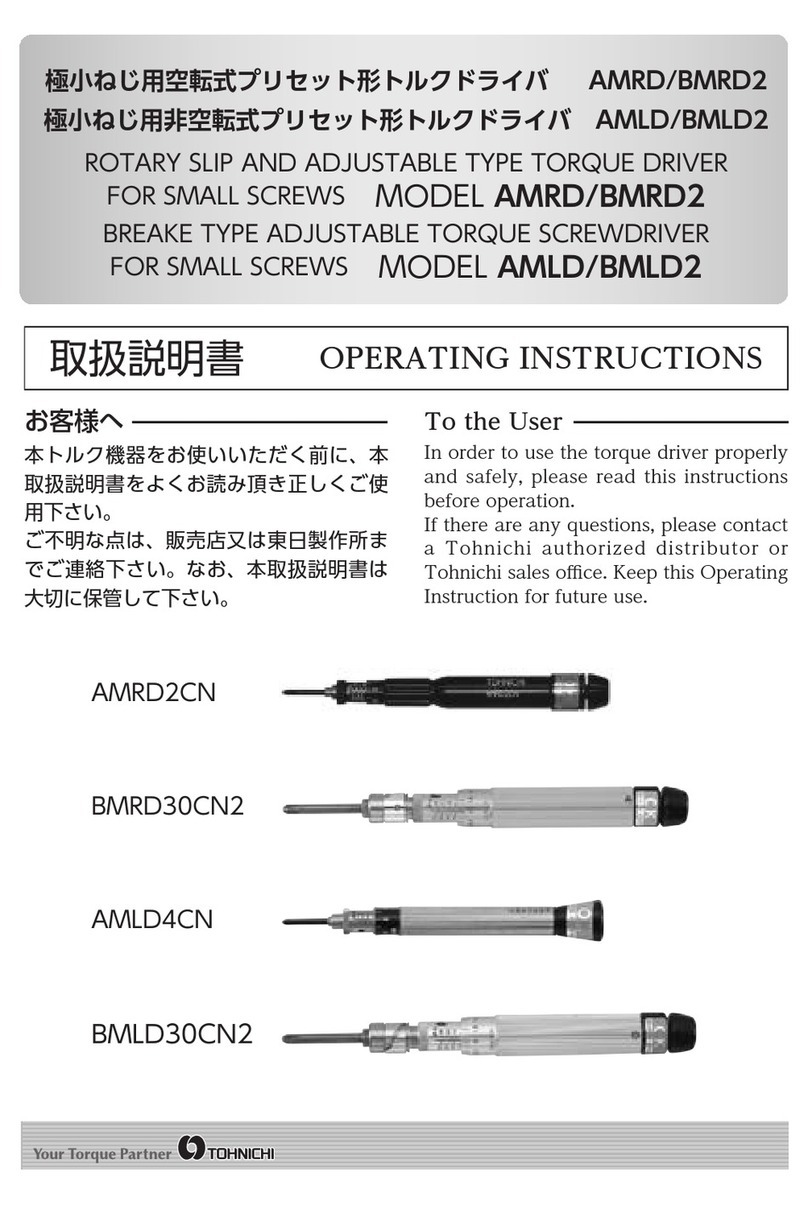 Tohnichi AMLD1CN User manual