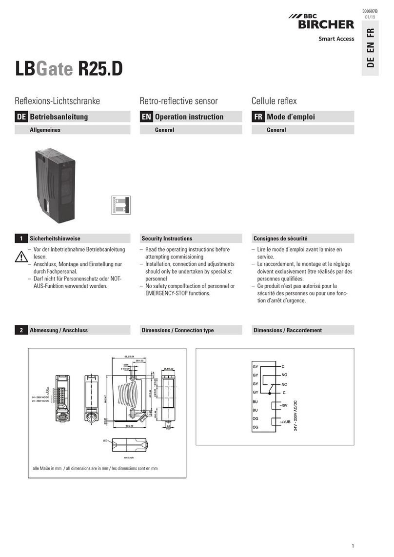 BBC Bircher LBGate R25.D Technical manual