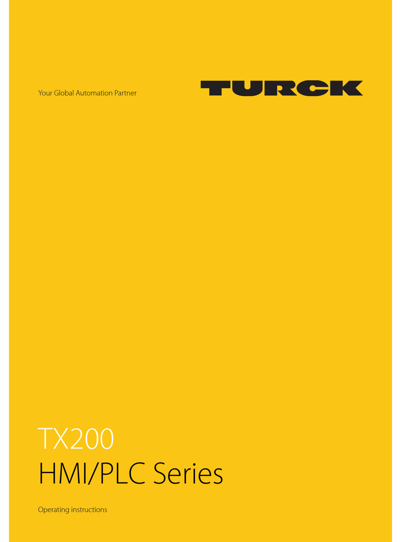 turck X200 HMI/PLC Series User manual
