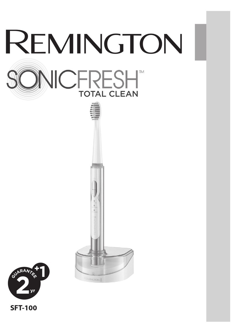 Remington Sonicfresh Total Clean SFT-100 user manual