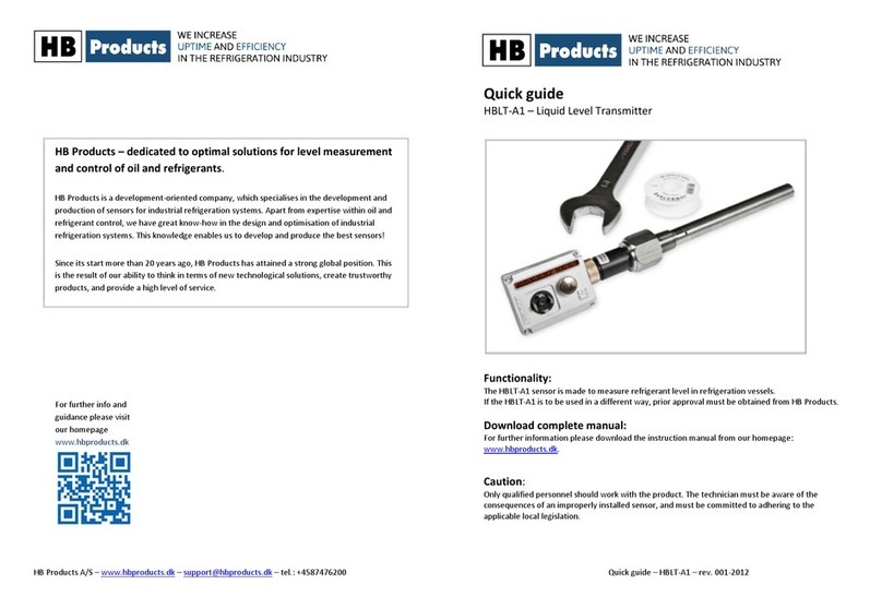 HB Products HBLT-A1 quick guide