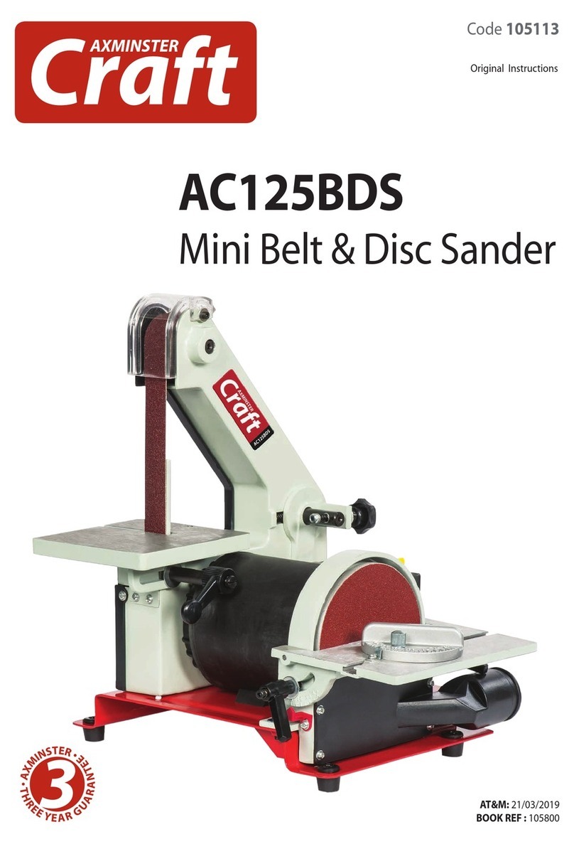 Axminster Craft AC125BDS User manual