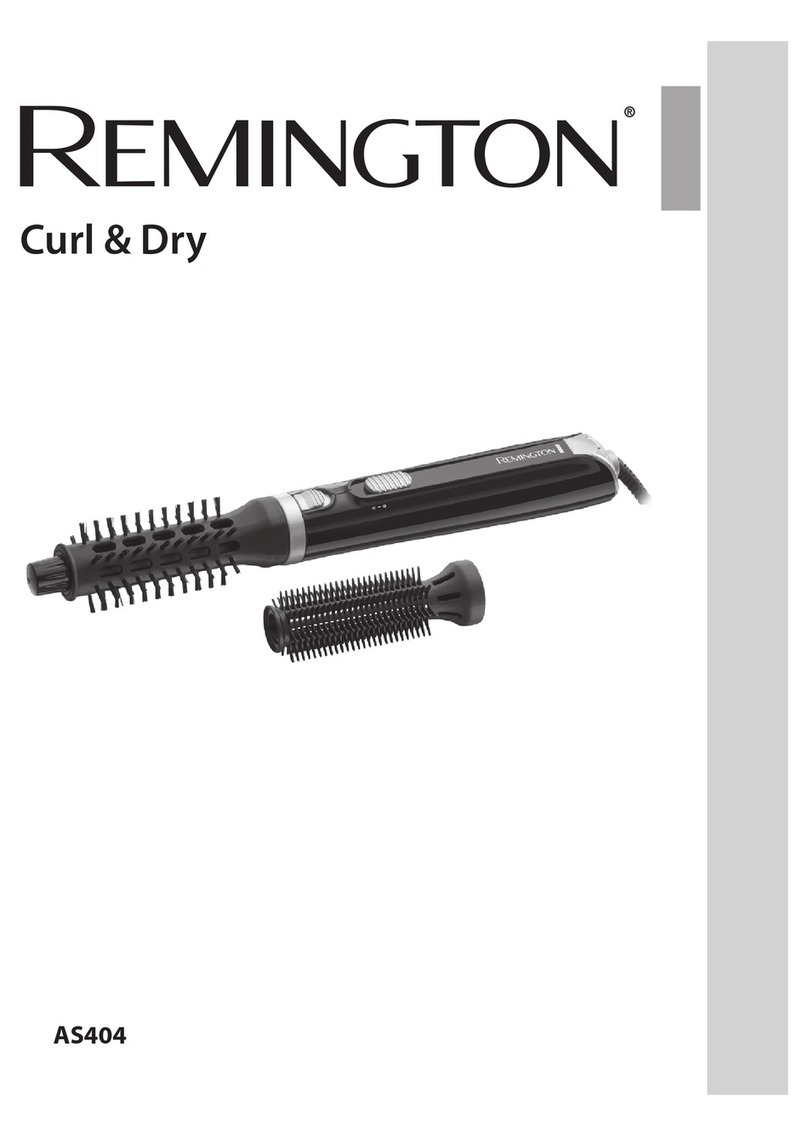 Remington Curl & Dry AS404 user manual