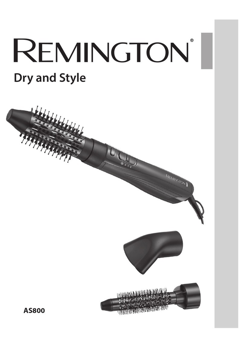 Remington Dry and Style AS800 user manual