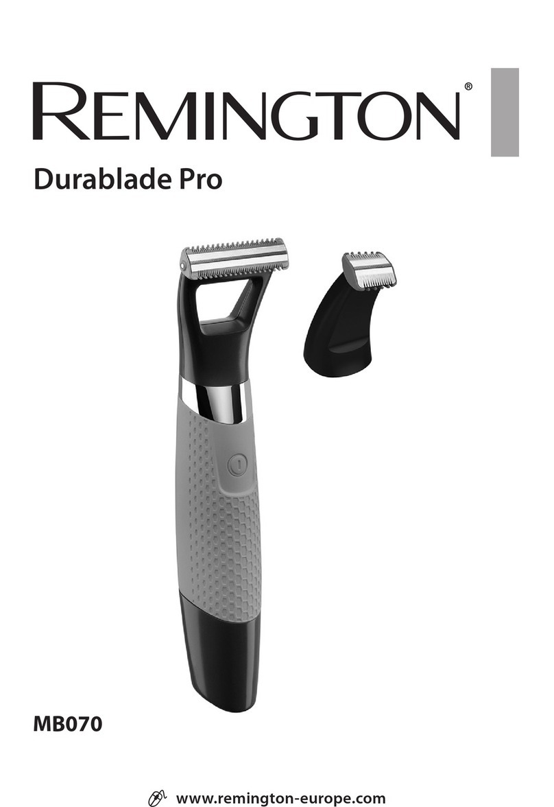 Remington Durablade Pro MB070 User manual