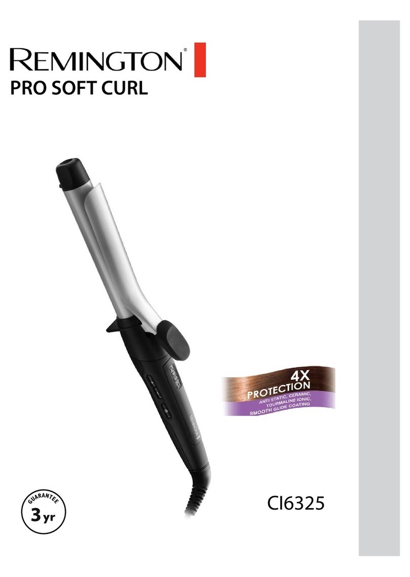 Remington PRO SOFT CURL CI6325 user manual