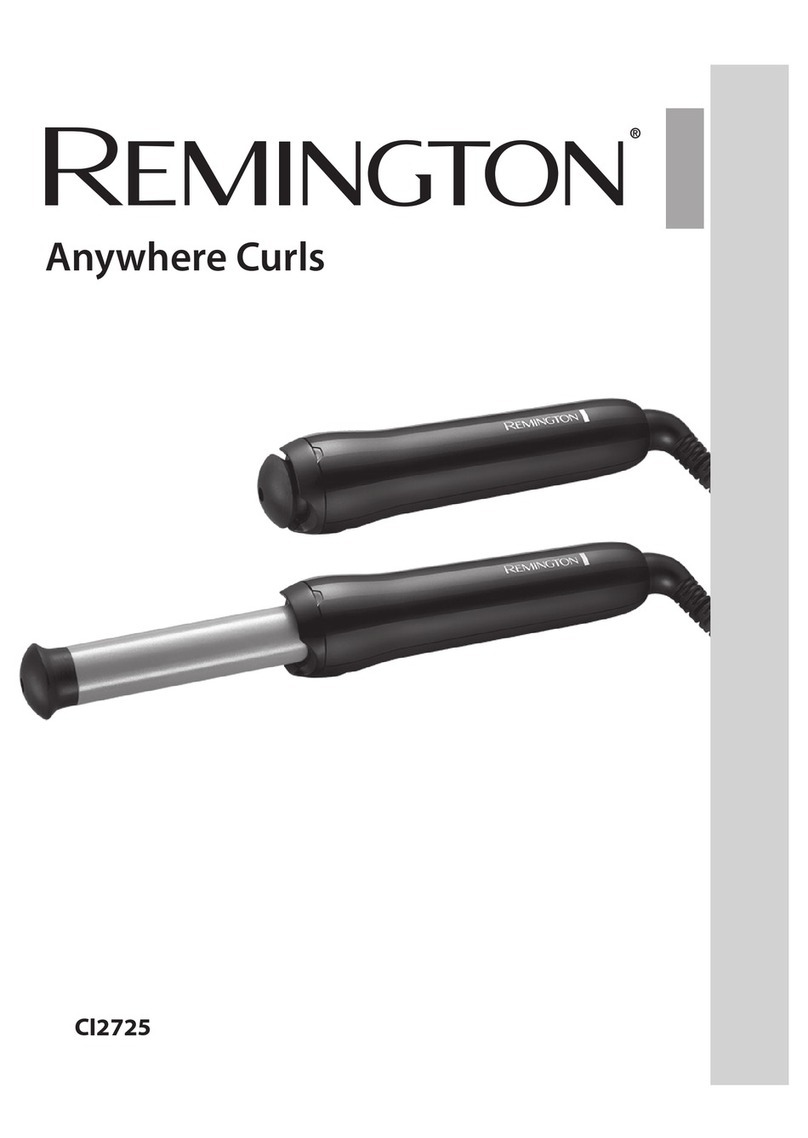 Remington Anywhere Curls CI2725 User manual