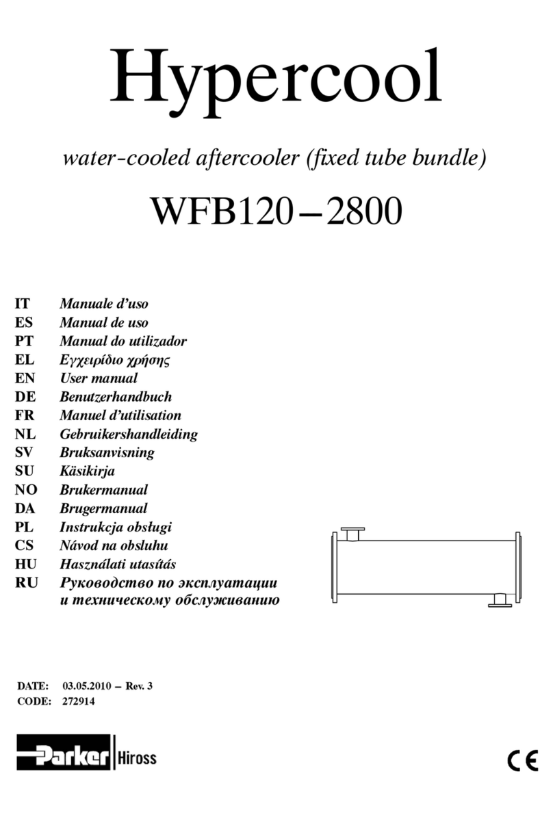 Parker Hiross Hypercool WFB120 user manual