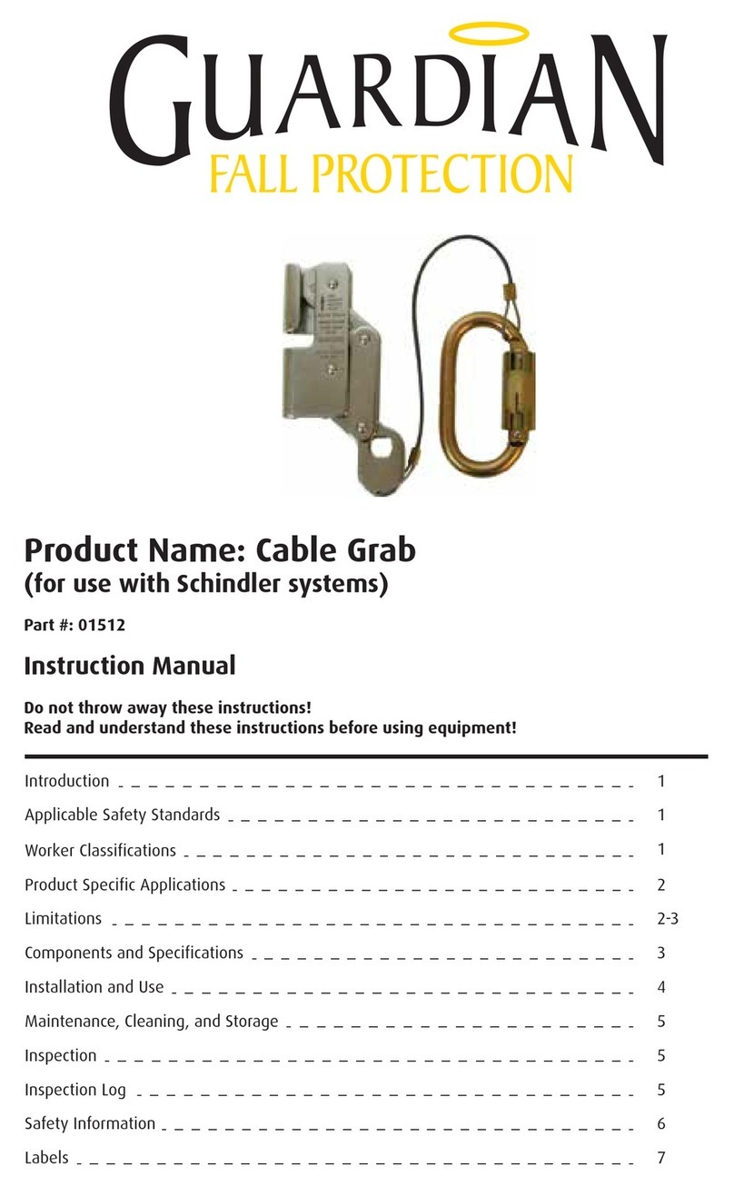 Guardian Fall Protection 01512 instruction manual