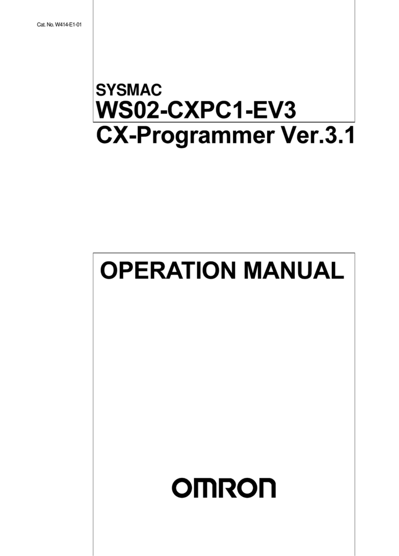 Omron Sysmac WS02-CXPC1-EV3 Operation manual