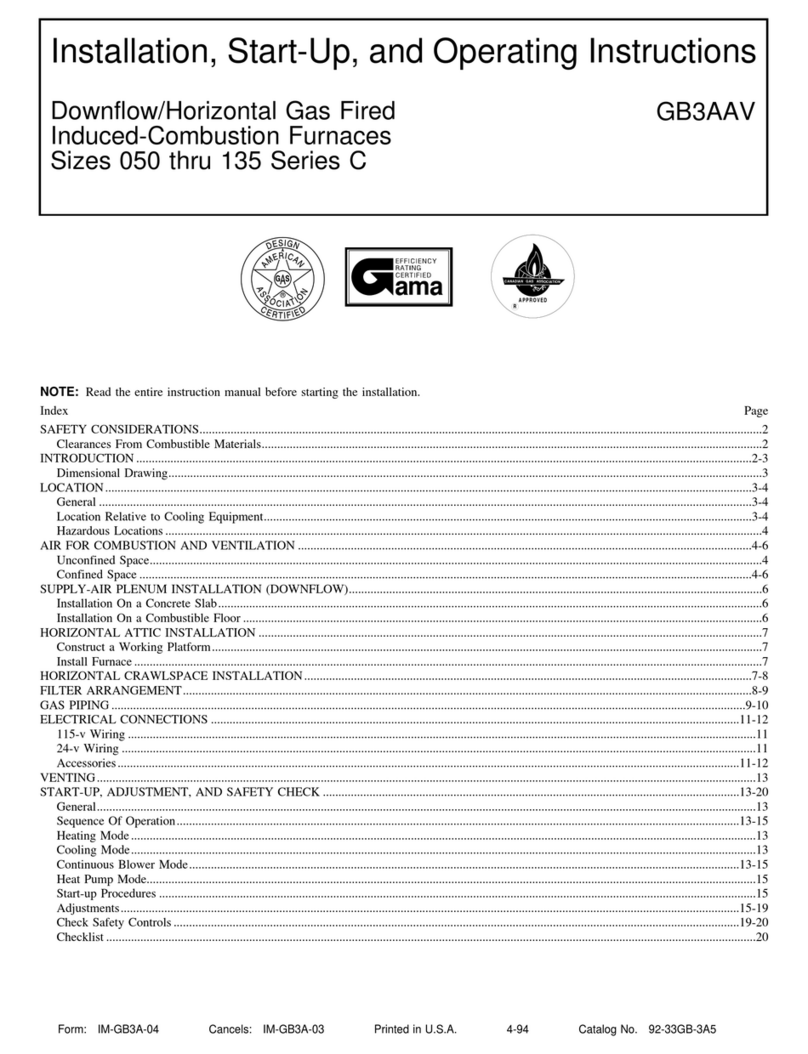 Resco GB3AAV Installation, start-up, and operating instructions Resco GB3AAV Installation, start-up, and operating instructions